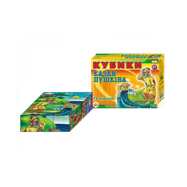 

Кубики Технок Сказки Пушкина 12 шт Разноцветные (TOY-11146)