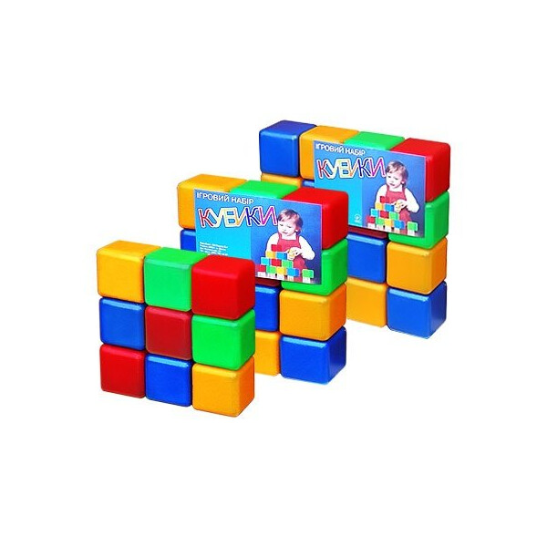 

Кубики М.Тoys 16 шт Разноцветный (TOY-11361)