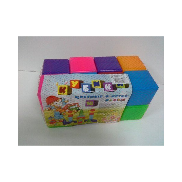

Пластиковые кубики Бамсик 16 шт (TOY-16943)