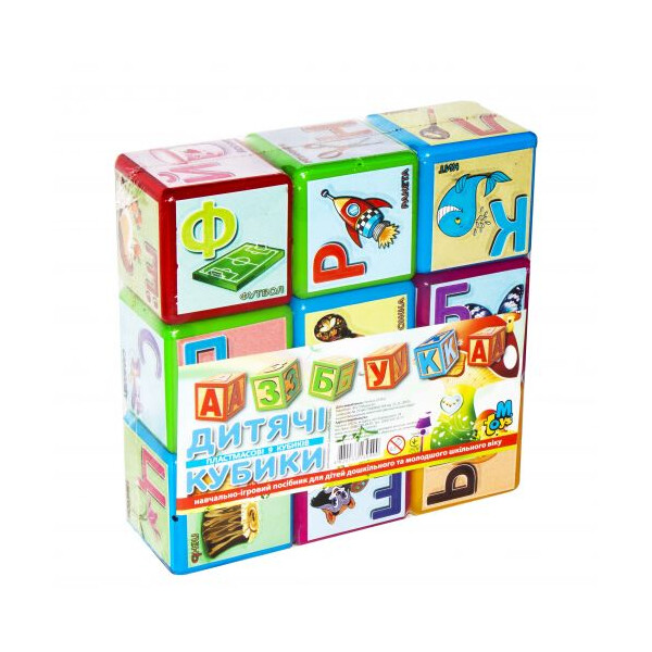 

Кубики M.Toys Азбука 9 штук (TOY-22147)
