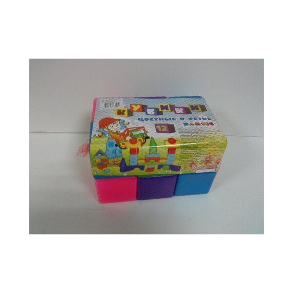 

Пластиковые кубики Бамсик 12 шт (TOY-16942)