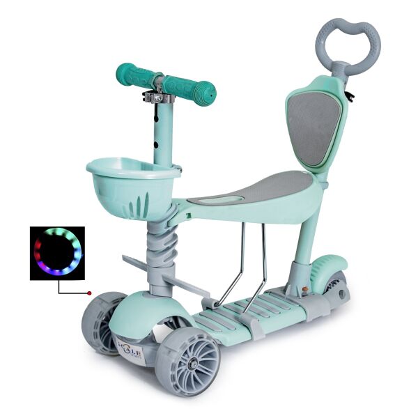 

Самокат Scooter Smart 5in1. Mint (многофункциональный, с родительской ручкой) - 1730773179