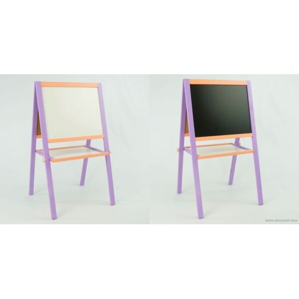 

Мольберт детский двухсторонний​​​​​​​ магнитный "ИГРУША" Purple/Orange (47991)