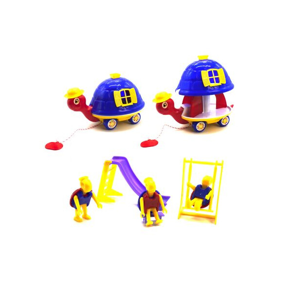 

Раздвижная каталка Maximus Черепаха с игрушками Синяя (TOY-105799)
