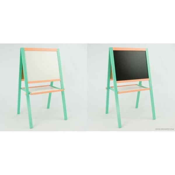 

Мольберт детский двухсторонний​​​​​​​ магнитный "ИГРУША" Light green/Orange (47992)