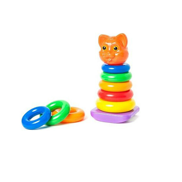 

Пирамидка качалка Кошка (TOY-23148)