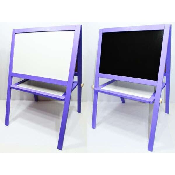 

Мольберт детский двухсторонний​​​​​​​ магнитный "ИГРУША" Purple (8769)