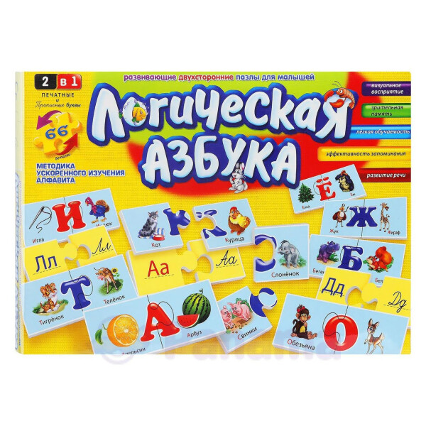 

Развивающие пазлы Danko Toys Логическая азбука (2620DT)