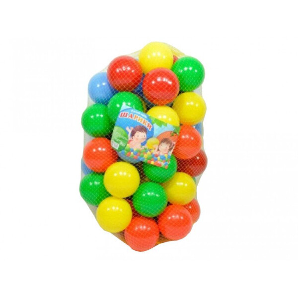 

Шарики MToys 16026 для сухих бассейнов 74 мм 30 шт в сетке Разноцветный