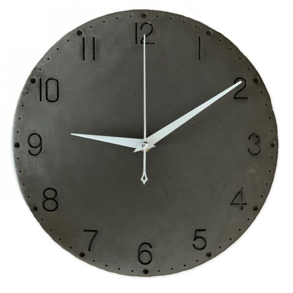 

Бетонные часы Marry Arti "dark gray" 28см