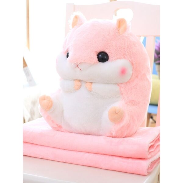 

Плед- хомяк Hamster 3 в 1 Розовый