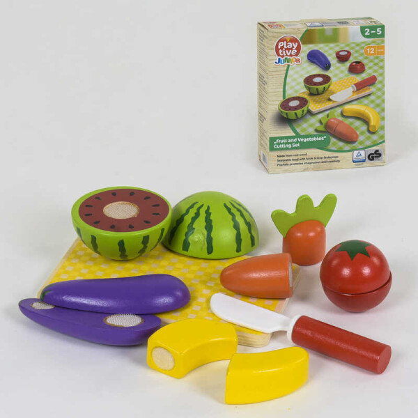 

Деревянная игра Small Toys Продукты на липучках С 39278 (2-81540)