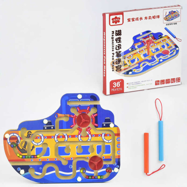 

Деревянный Лабиринт на магнитах Small Toys Кораблик C 31328 (2-69556)