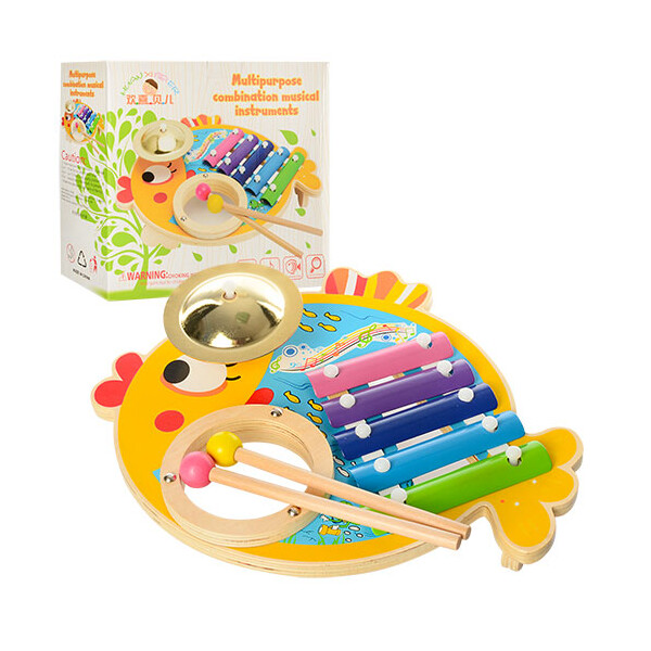 

Деревянная игрушка HUANXIBEIER Ксилофон (2-MD0903)