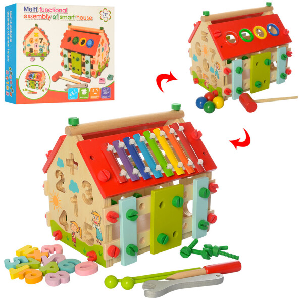 

Деревянная игрушка METR+ Центр развивающий (2-MD2087)