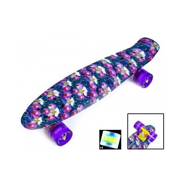 

Пенни Борд Penny Board Принт 22" LED колеса Орхидея 54 см (ZPL212)