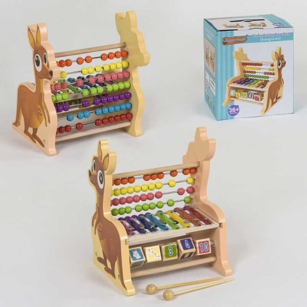 

Деревянная игра Wood mom Ксилофон Кенгуру (1-81530)