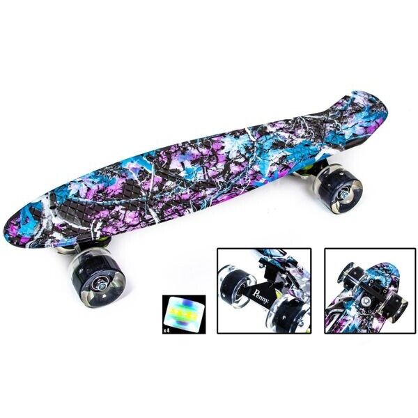 

Пенни Борд Penny Board Принт 22 LED колеса Лес 54 см (zpl12725)