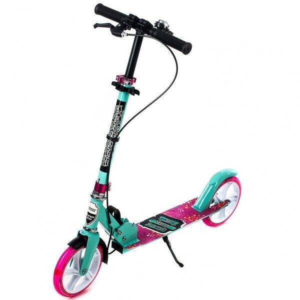 

Самокат двухколесный с ручным тормозом Amigo Sport Groove New Ментол (se9251)