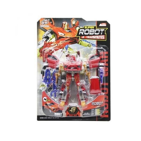 

Трансформер "Super Robot", красный L013-7/8/12
