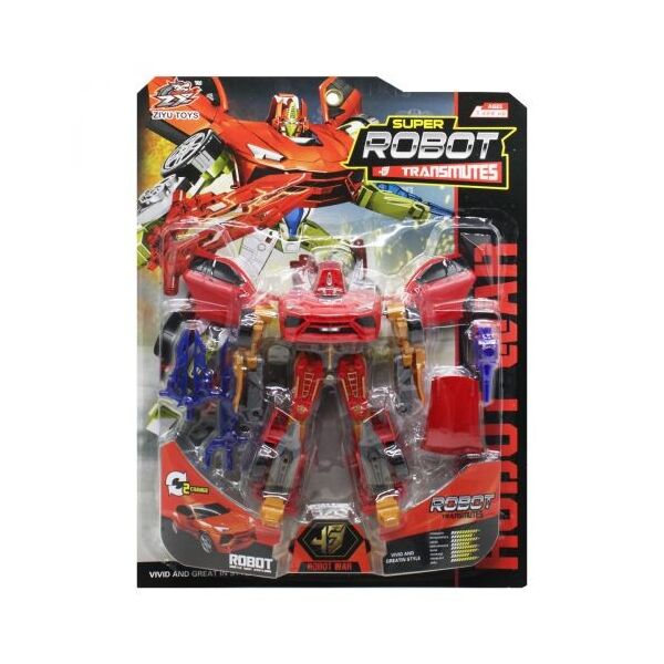 

Трансформер "Super Robot", красный L 013-7/8/12