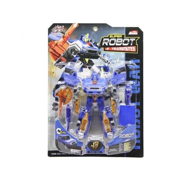 

Трансформер "Super Robot", синий L013-7/8/12