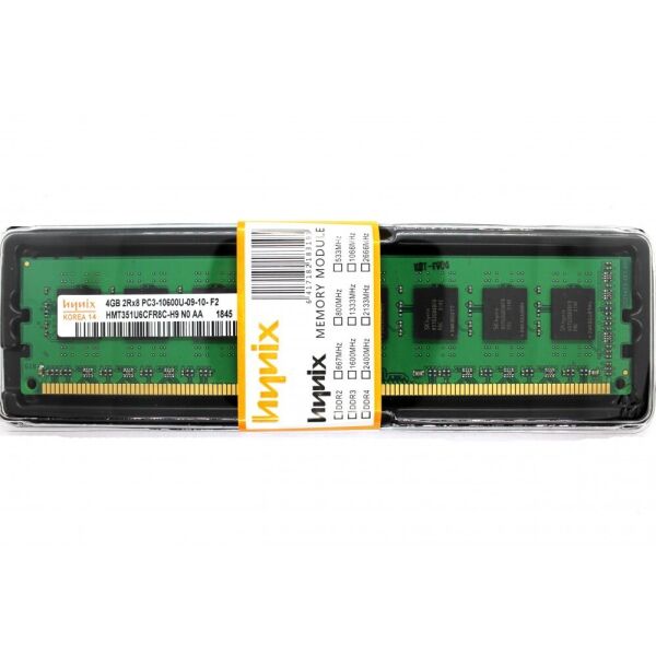 

Оперативная память Hynix DDR3-1333 4096MB PC3-10600 (HMT351U6CFR8C-H9N0) 16 Chip