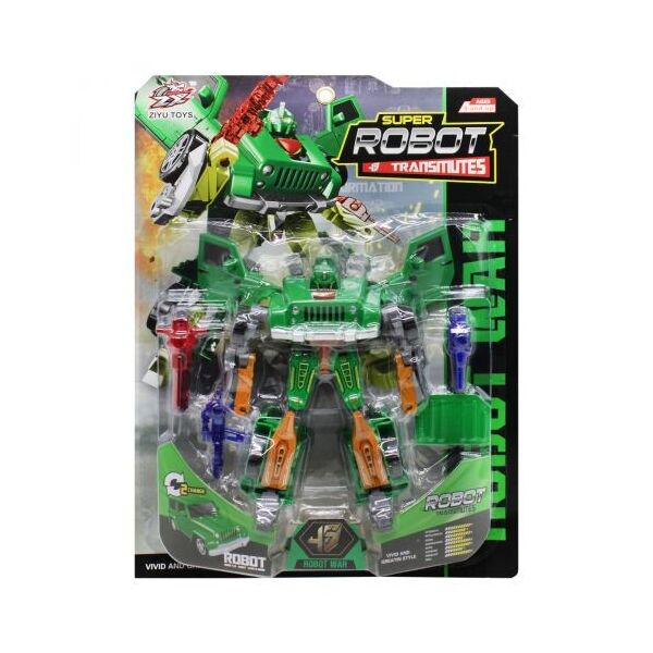 

Трансформер "Super Robot", зеленый L 013-7/8/12