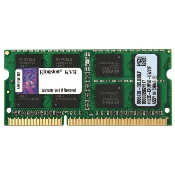 

Оперативная память Kingston SODIMM DDR3-1600 4096MB PC3-12800 (KVR16S11/4G)
