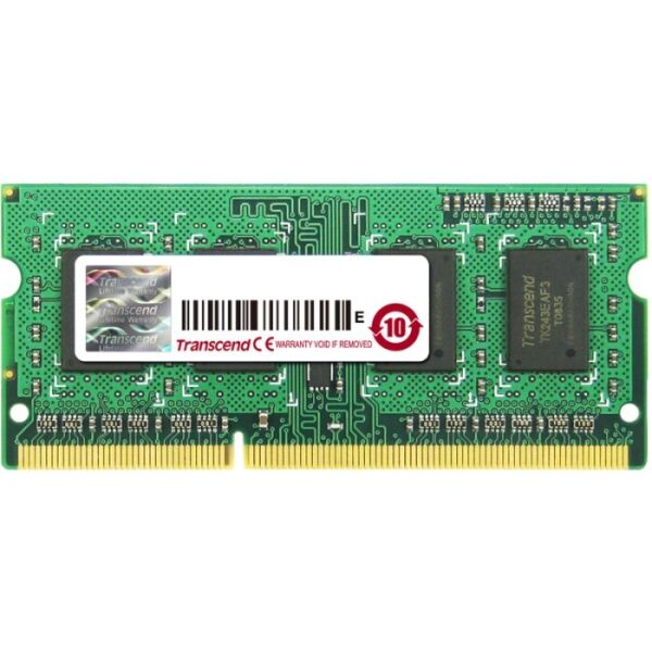 

Оперативная память Transcend SODIMM DDR3-1066 4096MB PC3-8500 (TS4GAP1066S)