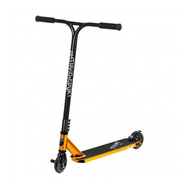 

Самокат трюковый Amigo STUNT DELUXE OX золотистый (колеса металл, HIC, 2 пеги)