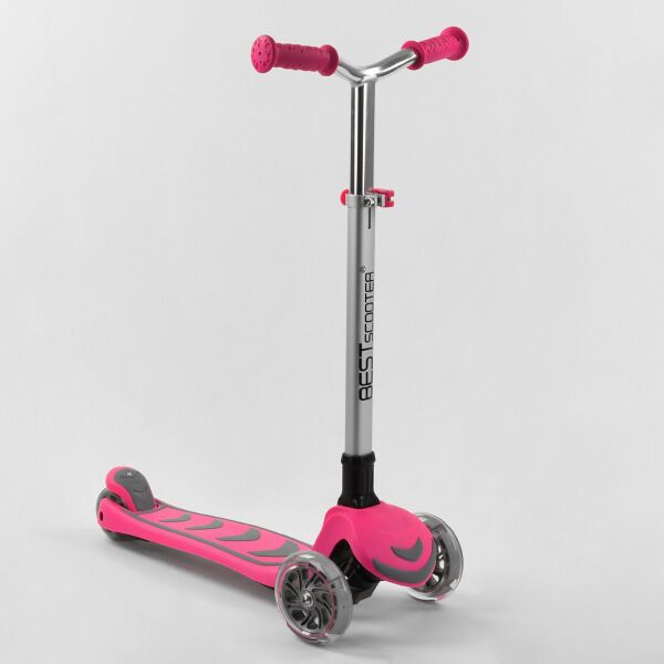 

Самокат BEST SCOOTER Y-00211 (колеса светятся, складывается)