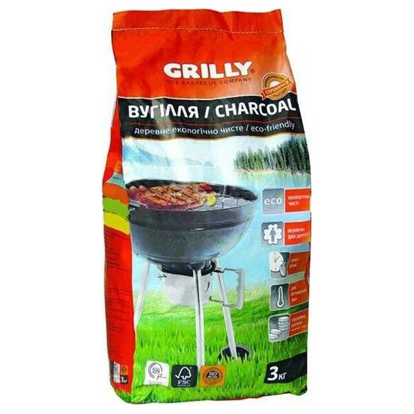

Древесный уголь GRILLI 77782 3 кг