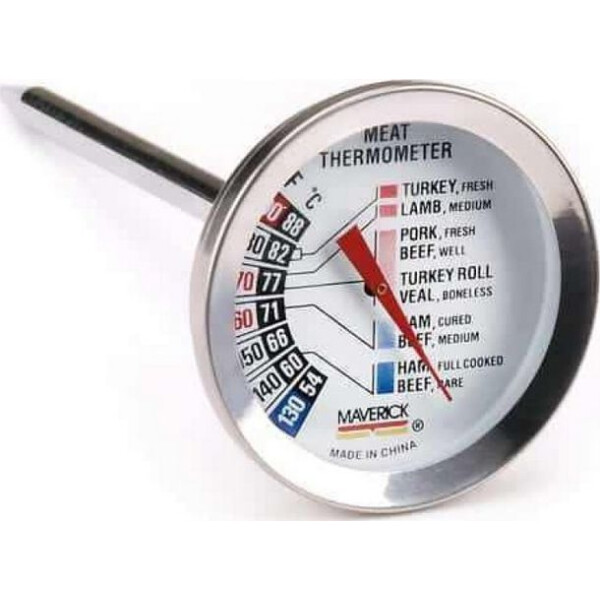 

Малый аналоговый термометр Maverick для мяса (RT-03)