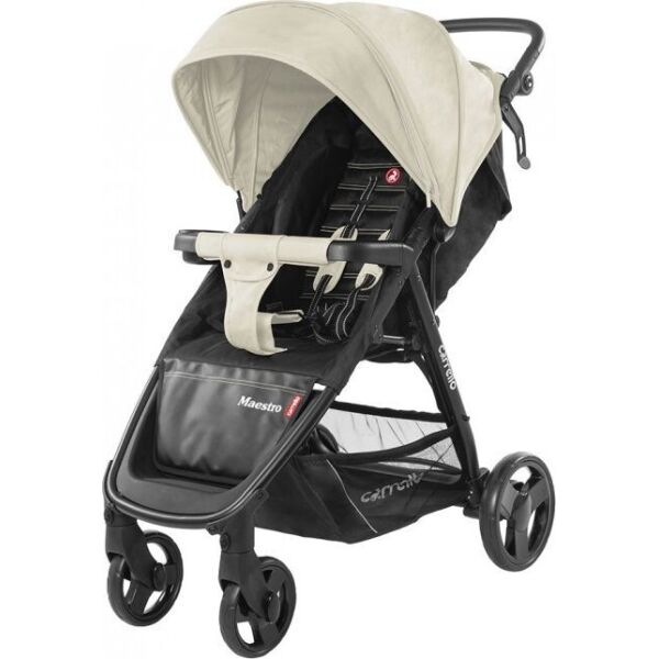 

Коляска прогулочная с большим капюшоном CARRELLO Maestro CRL-1414 Sand Beige