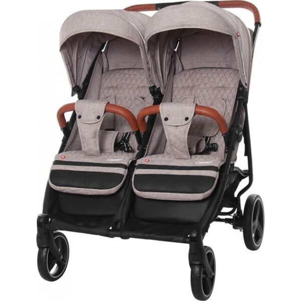

Прогулочная коляска для двойни CARRELLO Connect CRL-5502 Cotton Beige