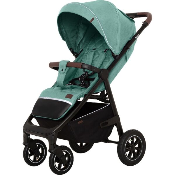 

Коляска детская прогулочная надувные колеса CARRELLO Bravo CRL-5512 Basil Green