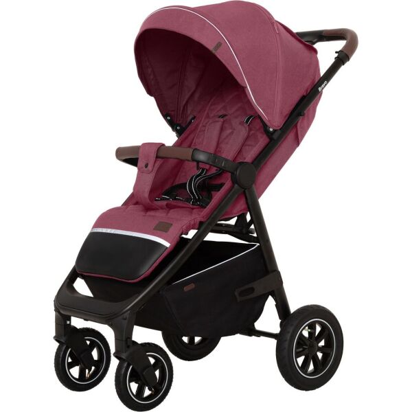 

Коляска детская прогулочная надувные колеса CARRELLO Bravo CRL-5512 Chili Red