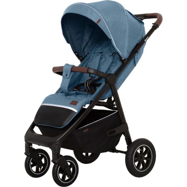 

Коляска детская прогулочная надувные колеса CARRELLO Bravo CRL-5512 Pacific Blue
