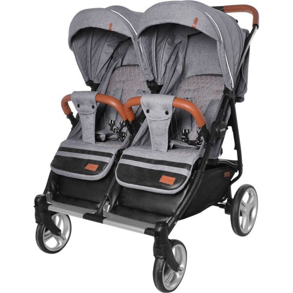 

Прогулочная коляска для двойни CARRELLO Connect CRL-5502 Ink Gray