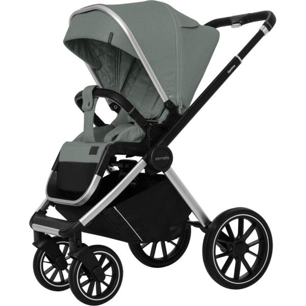 

Коляска детская универсальная CARRELLO Optima CRL-6503 (2in1) Nordic Green в льне