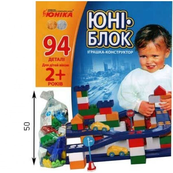 

Конструктор Юни блок 94 детали Юника (0125)