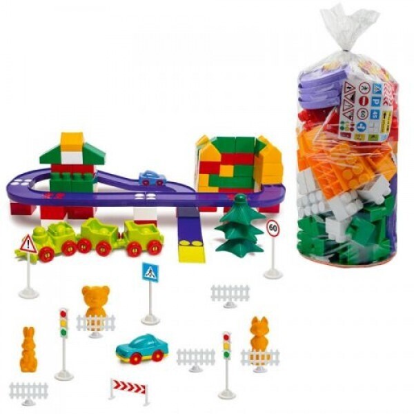 

Конструктор пластиковый №7 150 деталей Colorplast (1-217)