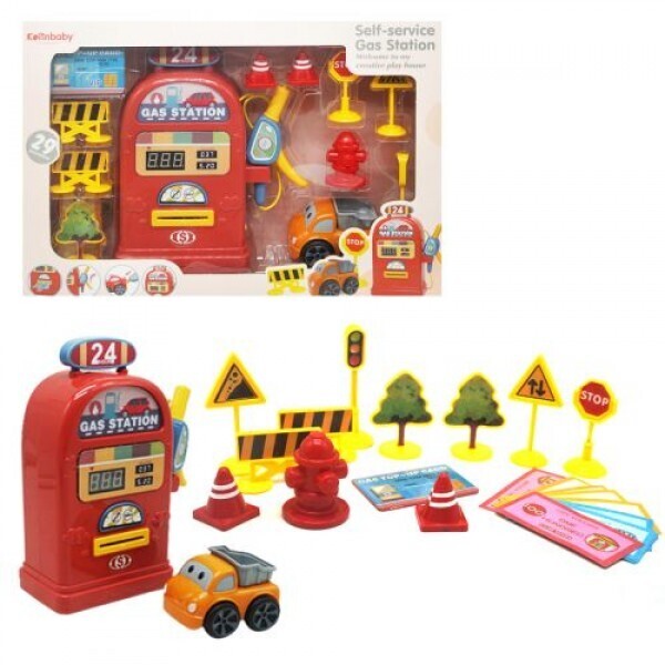 

Игровой набор Заправка красный (805EA / EB)