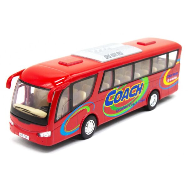 

Детский игровой Автобус KS7101 открываются двери (Красный)