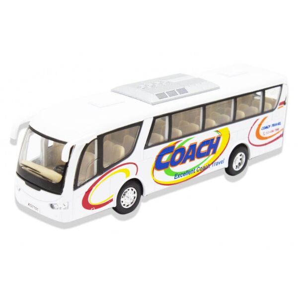 

Детский игровой Автобус KS7101 открываются двери (Белый)