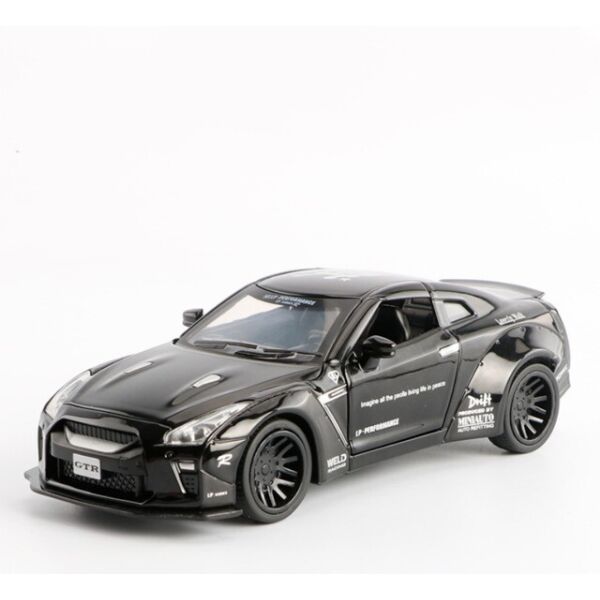

Игрушечная машина Nissan GTR 7862 металлическая со звуковыми эффектами (Черный)