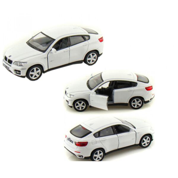 

Коллекционная игрушечная машинка BMW X6 KT5336W инерционная (Белый)