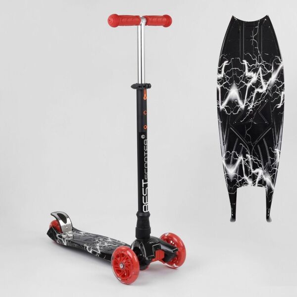 

Самокат Best Scooter А 25463 /779-1318 MAXI, 4 колеса PU, свет, трубка руля алюминиевая, d=12 см