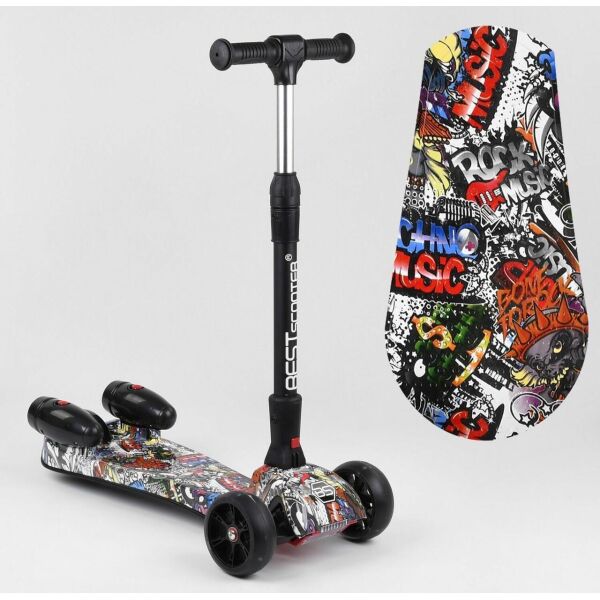 

Детский трехколесный самокат "Best Scooter" MAXI" 17723 с парогенератором, музыкой, нагрузка до 60 кг